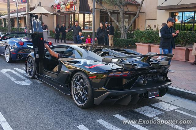 Lamborghini Aventador spotted in Newport Beach, California
