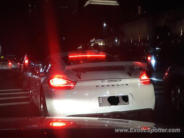 Porsche Cayman GT4 spotted in Jakarta, Indonesia