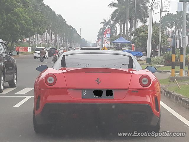 Ferrari 599GTO spotted in Serpong, Indonesia