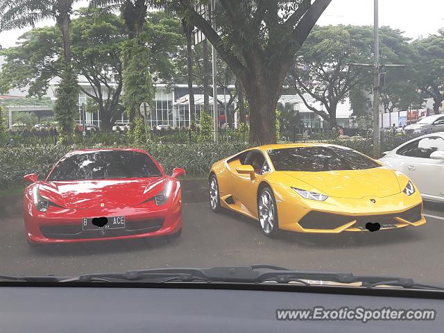Ferrari 458 Italia spotted in Tangerang, Indonesia