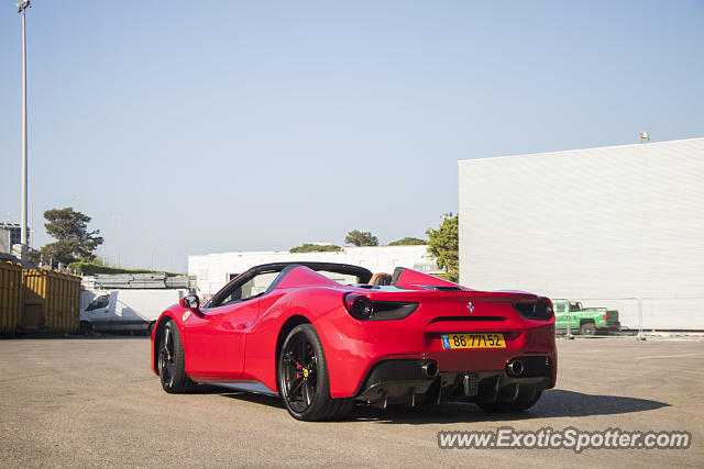 Ferrari 488 GTB spotted in Tel aviv, Israel