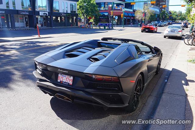Lamborghini Aventador spotted in Calgary, Canada