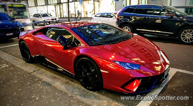Lamborghini Huracan spotted in Zurich, Switzerland