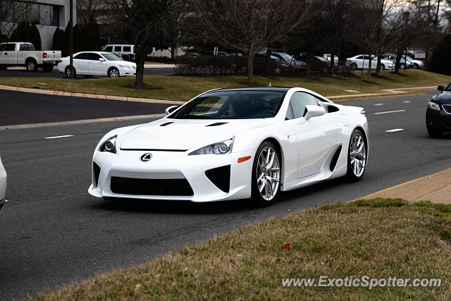 Lexus LFA spotted in Tysons, Virginia