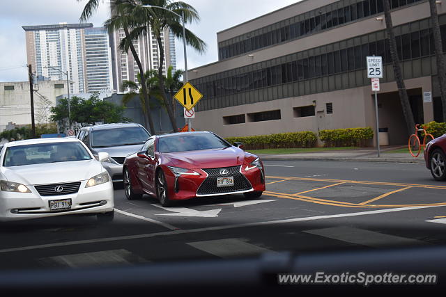 Lexus LC 500 spotted in Honolulu, Hawaii