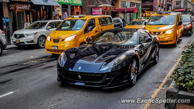 Ferrari 812 Superfast spotted in Manhattan, New York