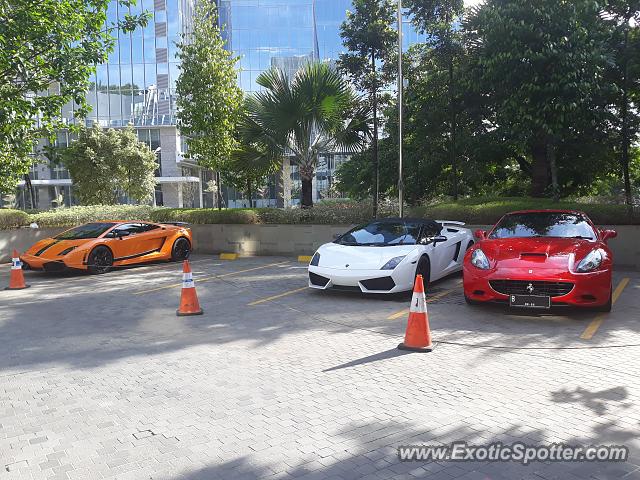 Lamborghini Gallardo spotted in Jakarta, Indonesia