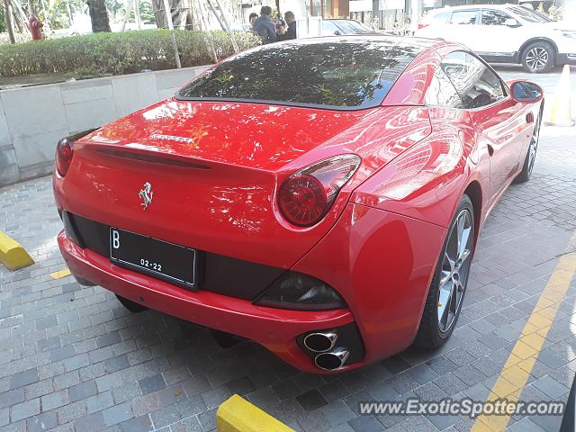 Ferrari California spotted in Jakarta, Indonesia
