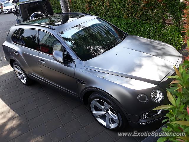 Bentley Bentayga spotted in Jakarta, Indonesia