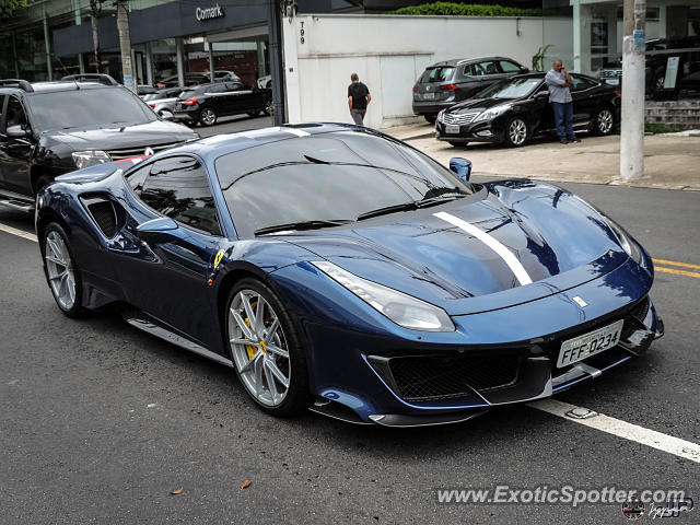 Ferrari 488 GTB spotted in São Paulo, Brazil