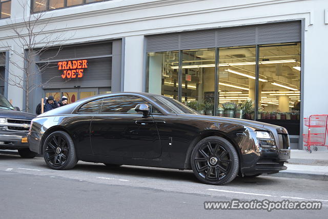 Rolls-Royce Wraith spotted in Manhattan, New York