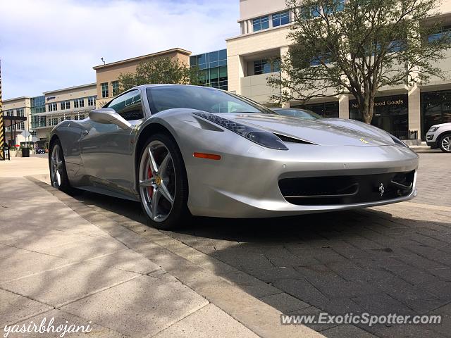 Ferrari 458 Italia spotted in Dallas, Texas