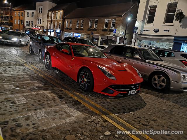 Ferrari F12 spotted in Yarm, United Kingdom