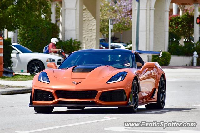 Chevrolet Corvette ZR1 spotted in Boca Raton, Florida