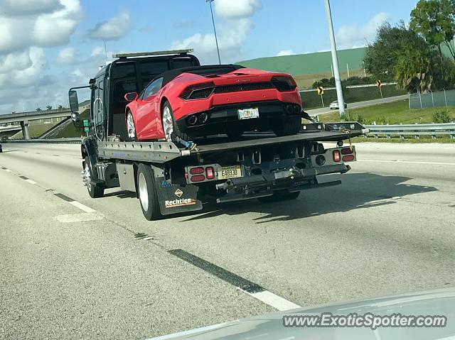 Lamborghini Huracan spotted in Pompano Beach, Florida