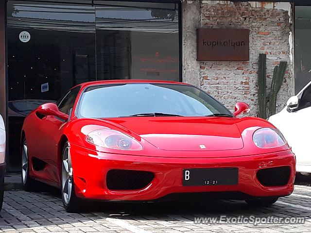 Ferrari 360 Modena spotted in Jakarta, Indonesia