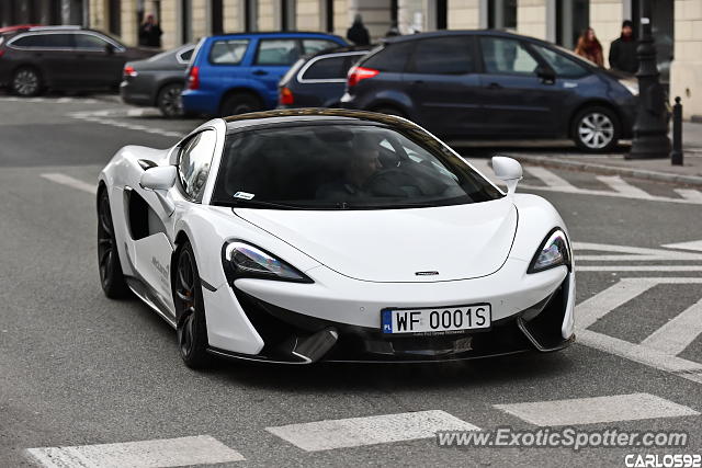 Mclaren 570S spotted in Warsaw, Poland