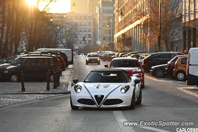 Alfa Romeo 4C spotted in Warsaw, Poland