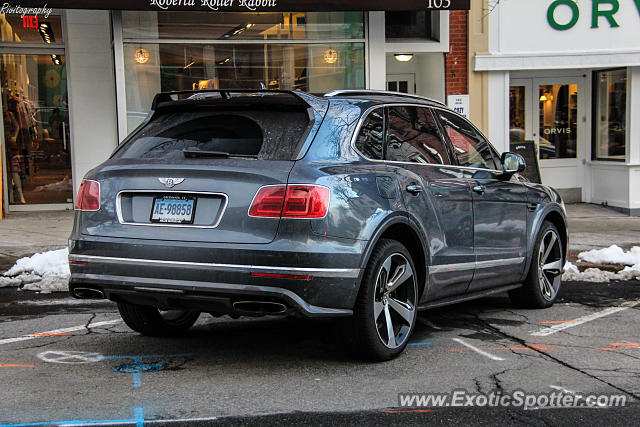 Bentley Bentayga spotted in Greenwich, Connecticut