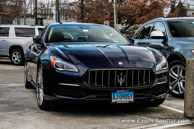 Maserati Quattroporte spotted in Greenwich, Connecticut