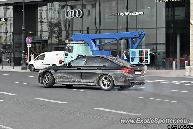 BMW M5 spotted in Warsaw, Poland