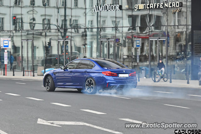 BMW M5 spotted in Warsaw, Poland