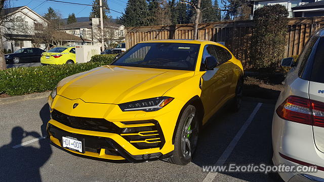 Lamborghini Urus spotted in Vancouver, Canada