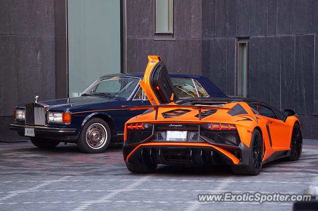 Lamborghini Aventador spotted in Toronto, Canada