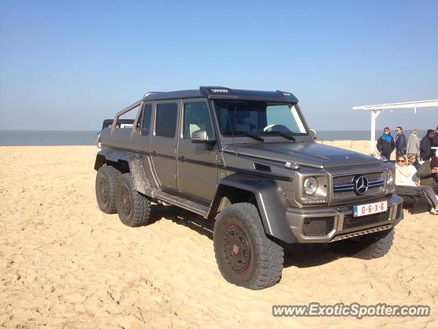 Mercedes 6x6 spotted in Knokke Zoute, Belgium