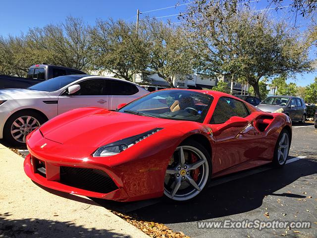 Ferrari 488 GTB spotted in Jacksonville, Florida