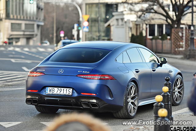 Mercedes AMG GT spotted in Warsaw, Poland