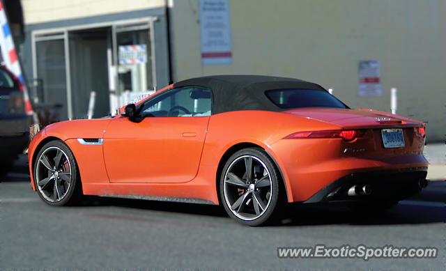 Jaguar F-Type spotted in Columbia, Maryland