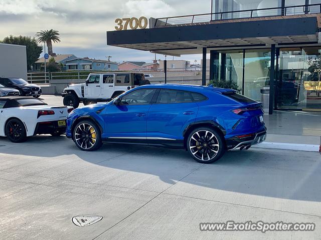 Lamborghini Urus spotted in Newport Beach, California