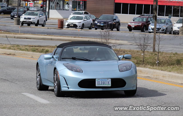Tesla Roadster spotted in Laurel, Maryland