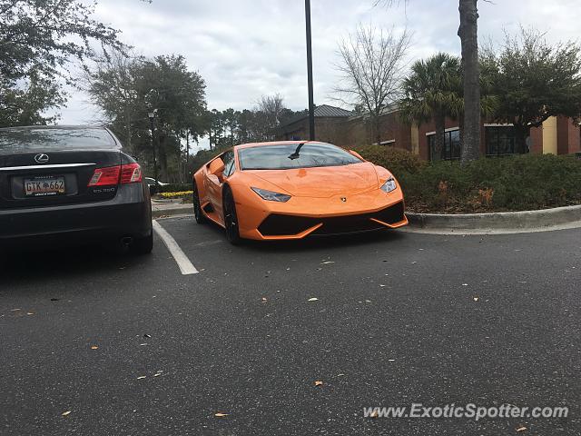 Lamborghini Huracan spotted in Mount Pleasant, South Carolina