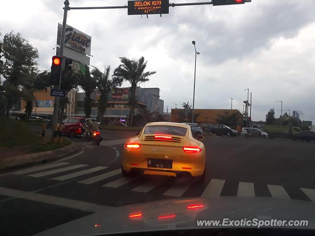 Porsche 911 spotted in Serpong, Indonesia