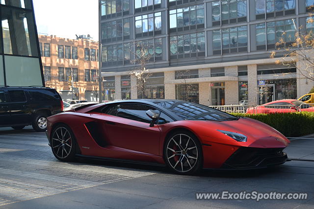 Lamborghini Aventador spotted in Manhattan, New York