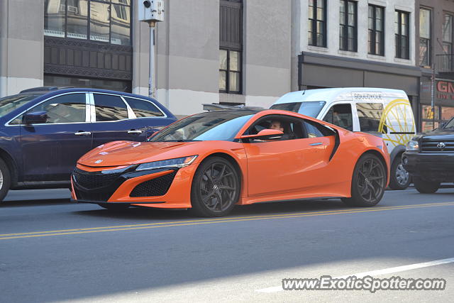 Acura NSX spotted in Manhattan, New York