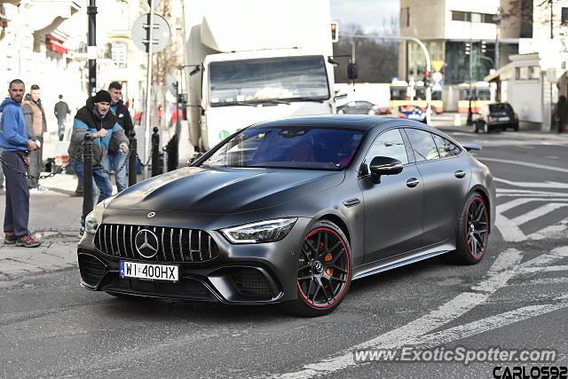 Mercedes AMG GT spotted in Warsaw, Poland