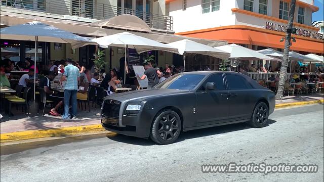 Rolls-Royce Ghost spotted in South Beach, Florida