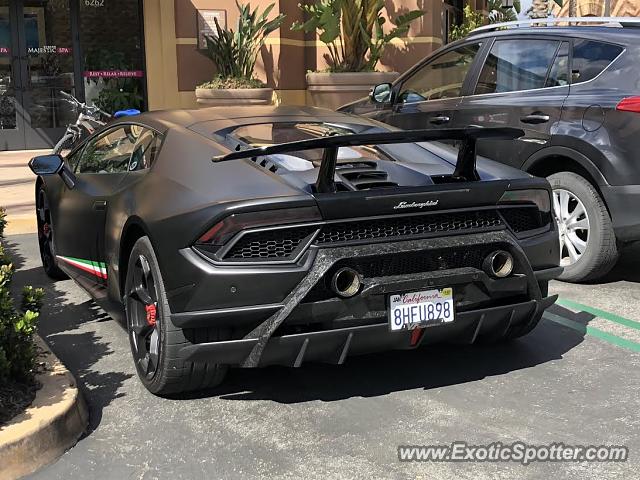 Lamborghini Huracan spotted in Irvine, California