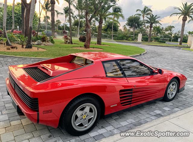 Ferrari Testarossa spotted in Duck Key, Florida
