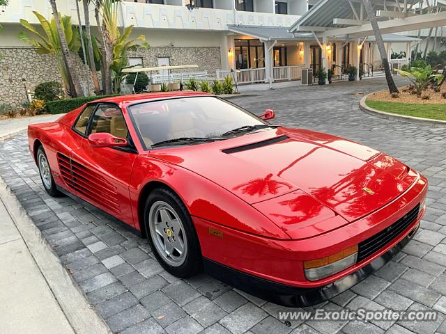 Ferrari Testarossa spotted in Duck Key, Florida