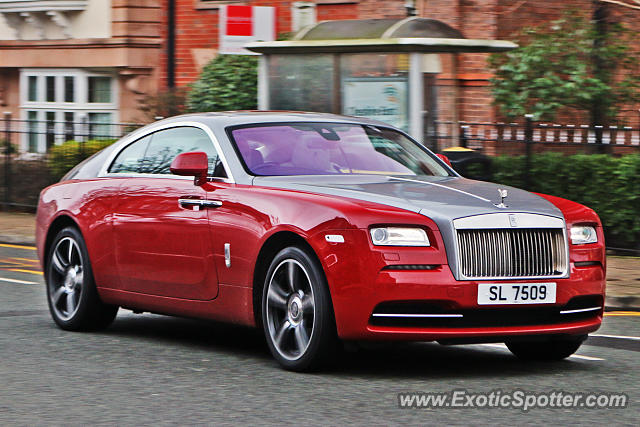 Rolls-Royce Wraith spotted in Alderley Edge, United Kingdom