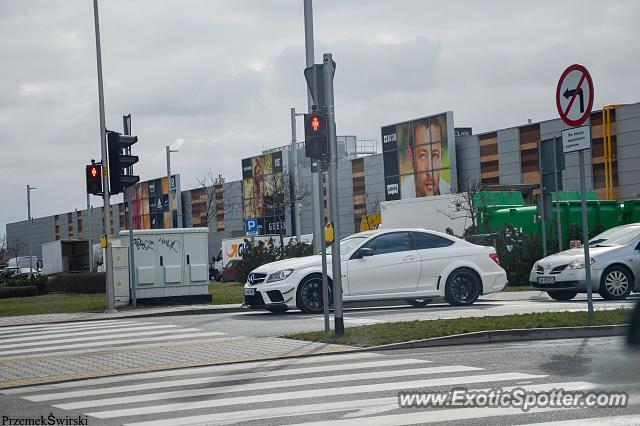 Mercedes C63 AMG Black Series spotted in Wrocław, Poland