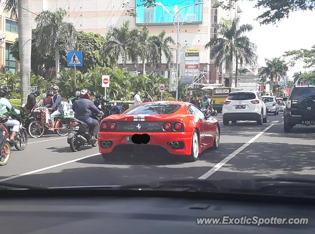 Ferrari 360 Modena spotted in Jakarta, Indonesia
