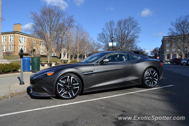 Aston Martin Vanquish spotted in Greenwich, Connecticut