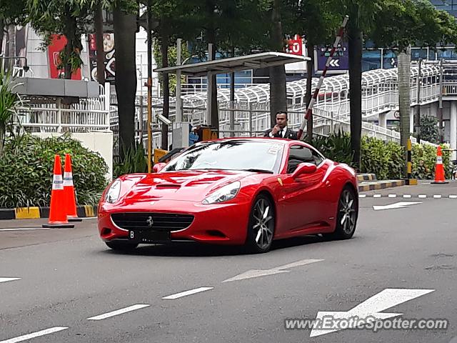 Ferrari California spotted in Jakarta, Indonesia