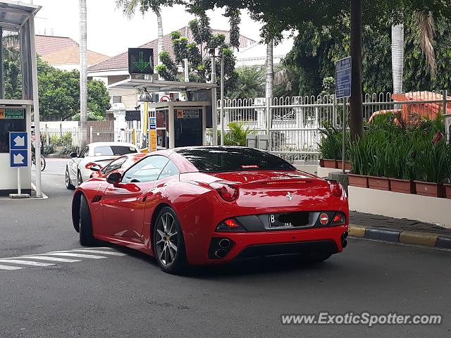 Ferrari California spotted in Jakarta, Indonesia