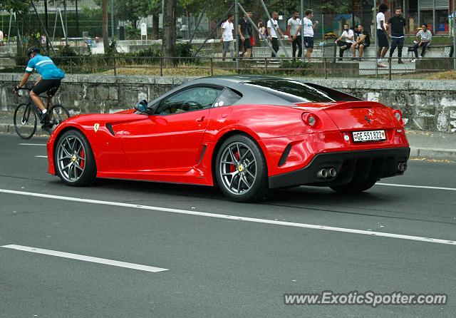 Ferrari 599GTO spotted in Geneva, Switzerland